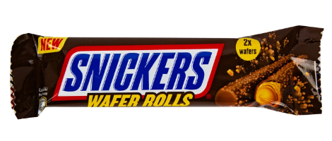 Rouleau de gaufrette Snickers