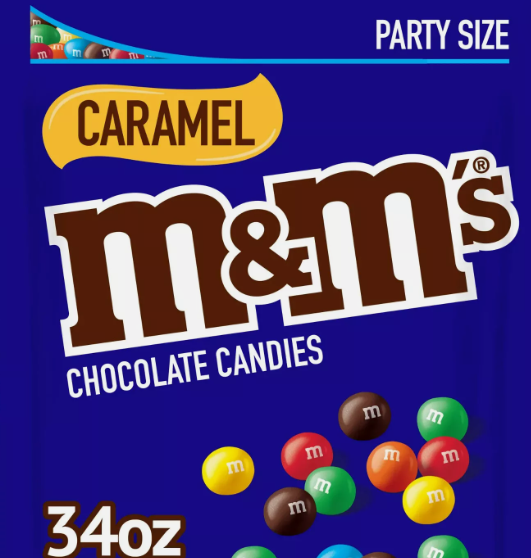 M&Ms Caramel 963g Party Bag