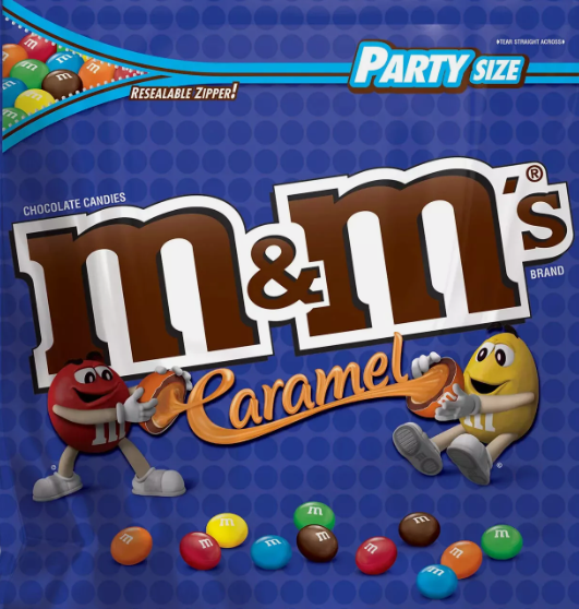 M&Ms Caramel 963g Party Bag