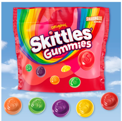 Skittles Gummies Original Gummy Candy – Sharing Size 340g Bag