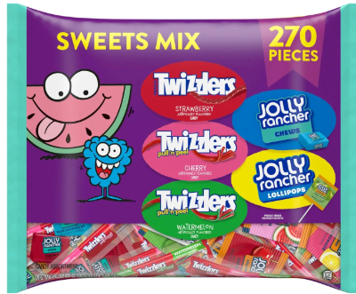 Jolly Rancher & Twizzlers Sweets Mix – 270 Pieces (2.02kg)