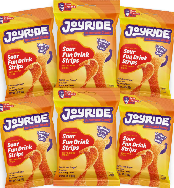 Joyride Sour Fun Drink Strips – Uncommon Candy with a Fizzy, Tangy Hit