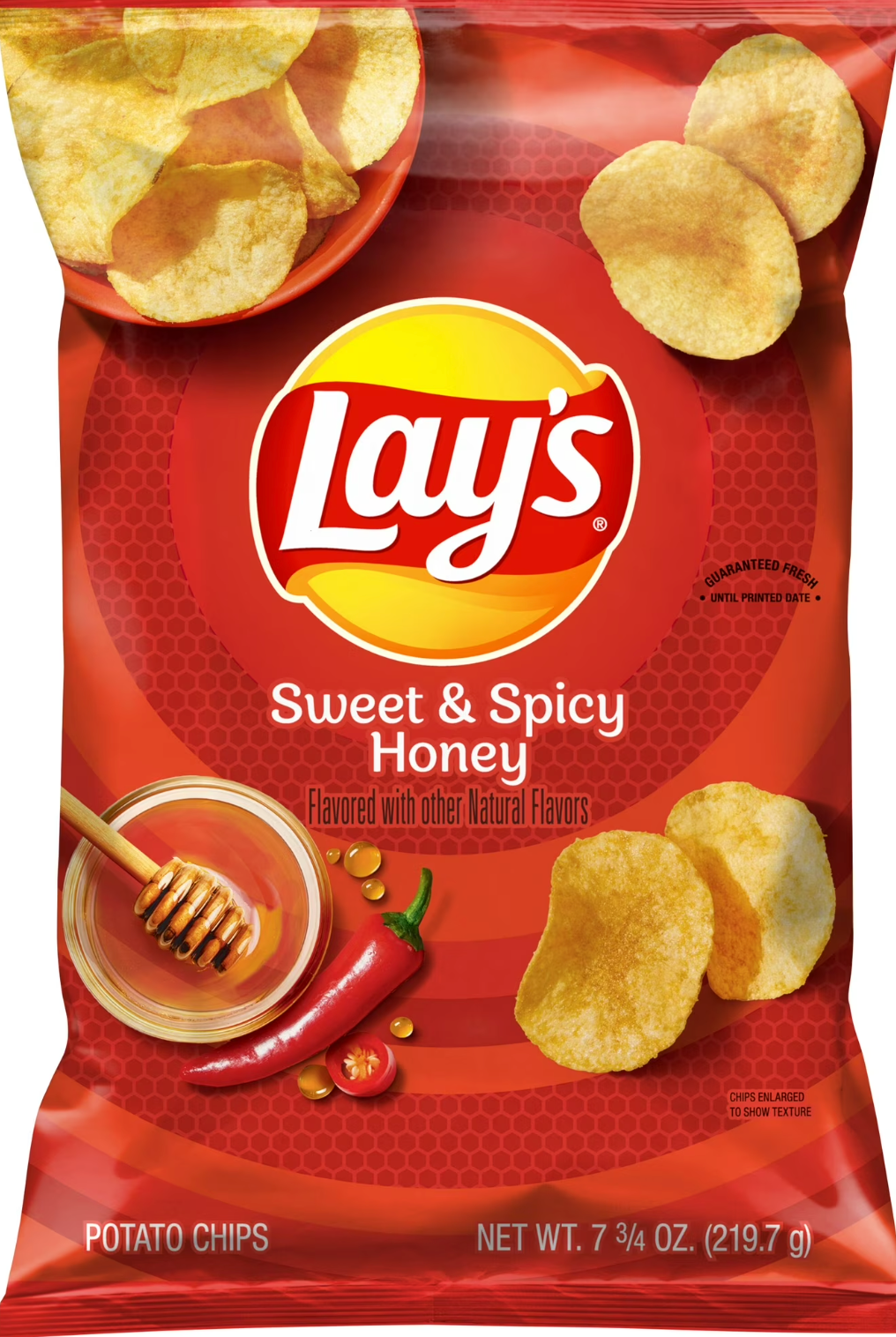 Lay’s Sweet & Spicy Honey Potato Chips – Bold & Flavourful Crunch (220 g Bag)