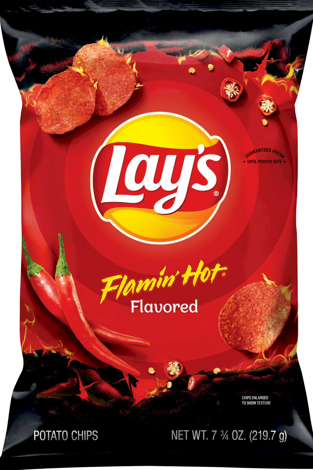 Lay’s Flamin’ Hot Potato Chips – Spicy & Crunchy Heat (220 g Bag)
