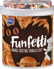Pillsbury Funfetti Orange Vanilla Frosting – Bright, Sweet & Creamy (442 g Tub)