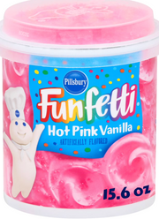 Pillsbury Funfetti Hot Pink Vanilla Frosting – Bold, Sweet & Beautiful (442 g Tub)