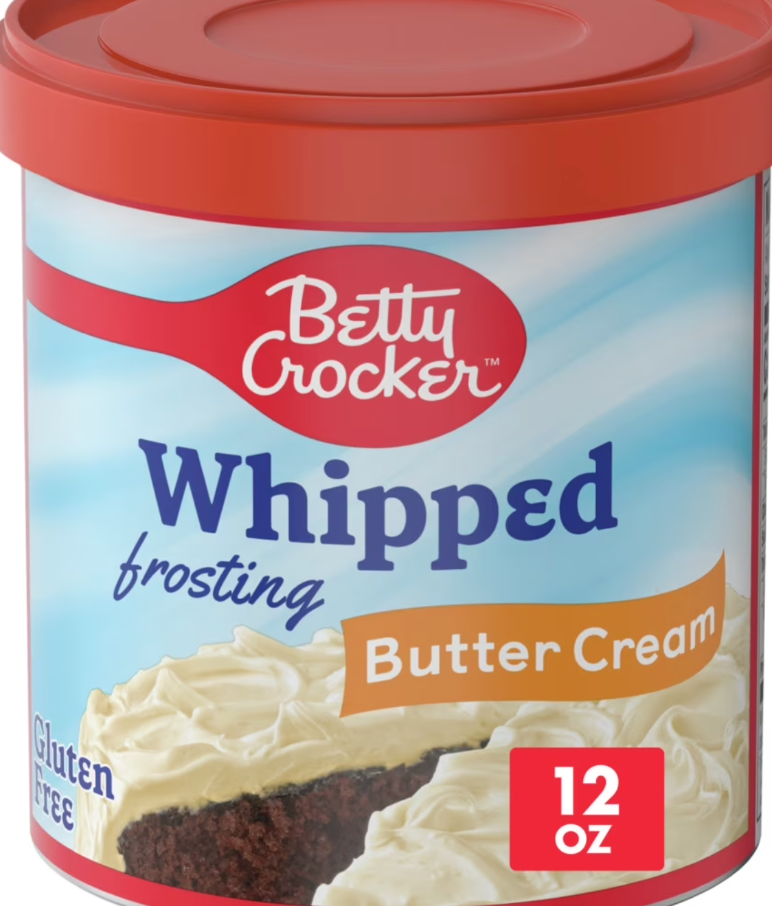 Betty Crocker Whipped Butter Cream Frosting – Light, Fluffy & Buttery (340 g Tub)