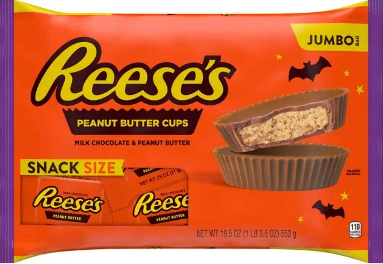 Reese’s Snack-Size Peanut Butter Cups – The Perfect Share Pack (553 g Bag)