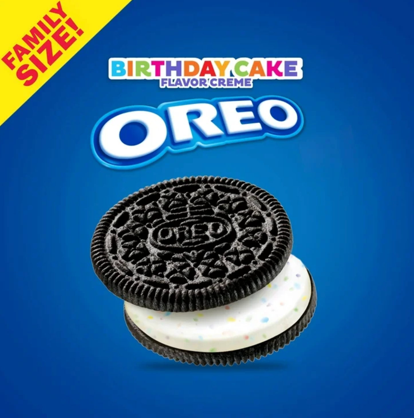 Oreo Birthday Cake Sandwich Cookies – Celebrate Every Bite (303 g Pack)