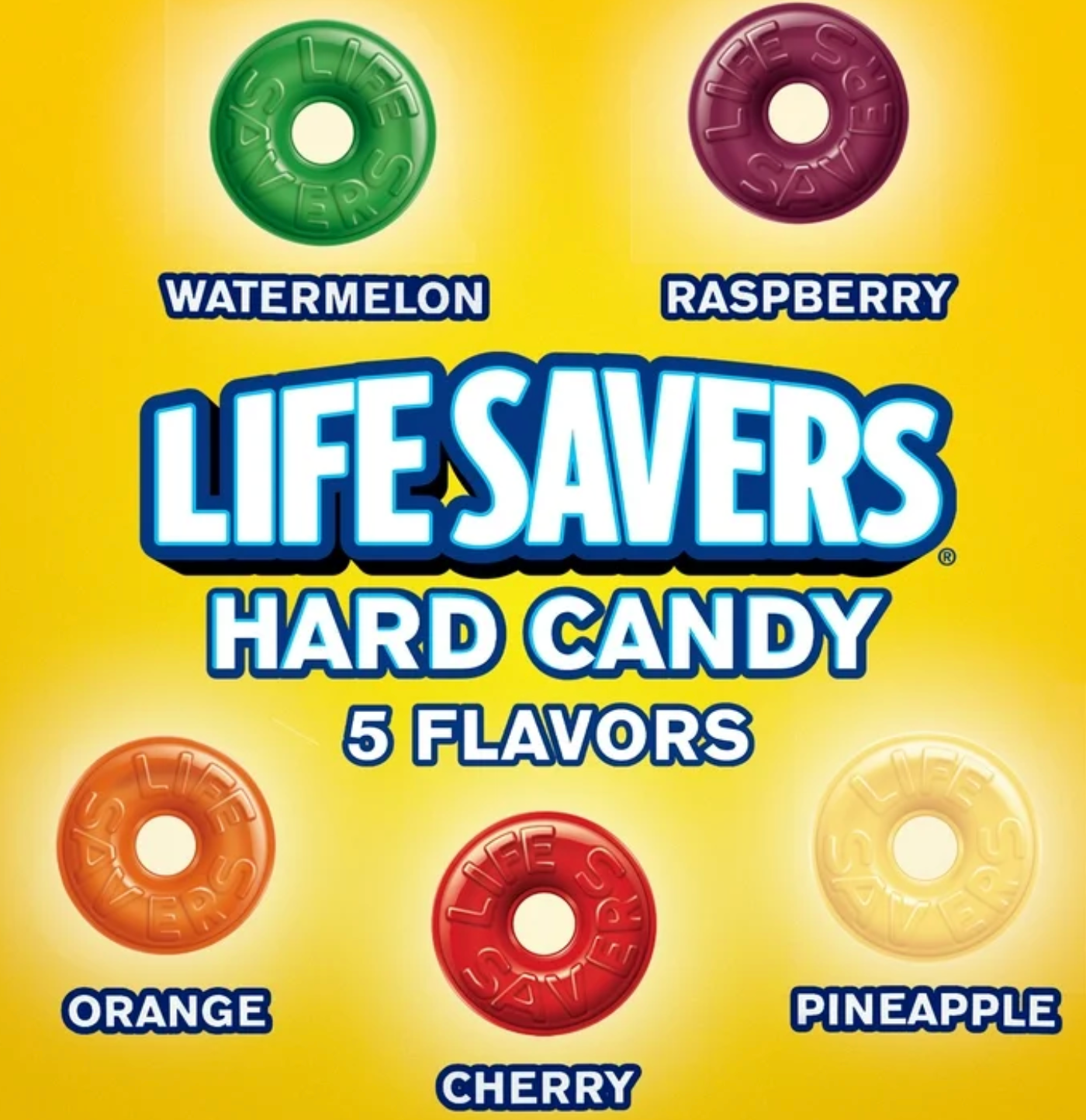 Life Savers Hard Candy 5 Flavours – Classic Fruit Variety (1.42 kg Bag)