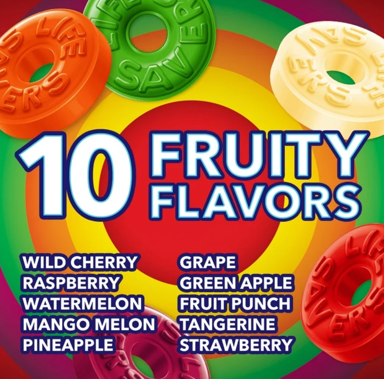 Life Savers Fruit Variety Hard Candy – Sweet, Fruity & Classic (397 g Bag)
