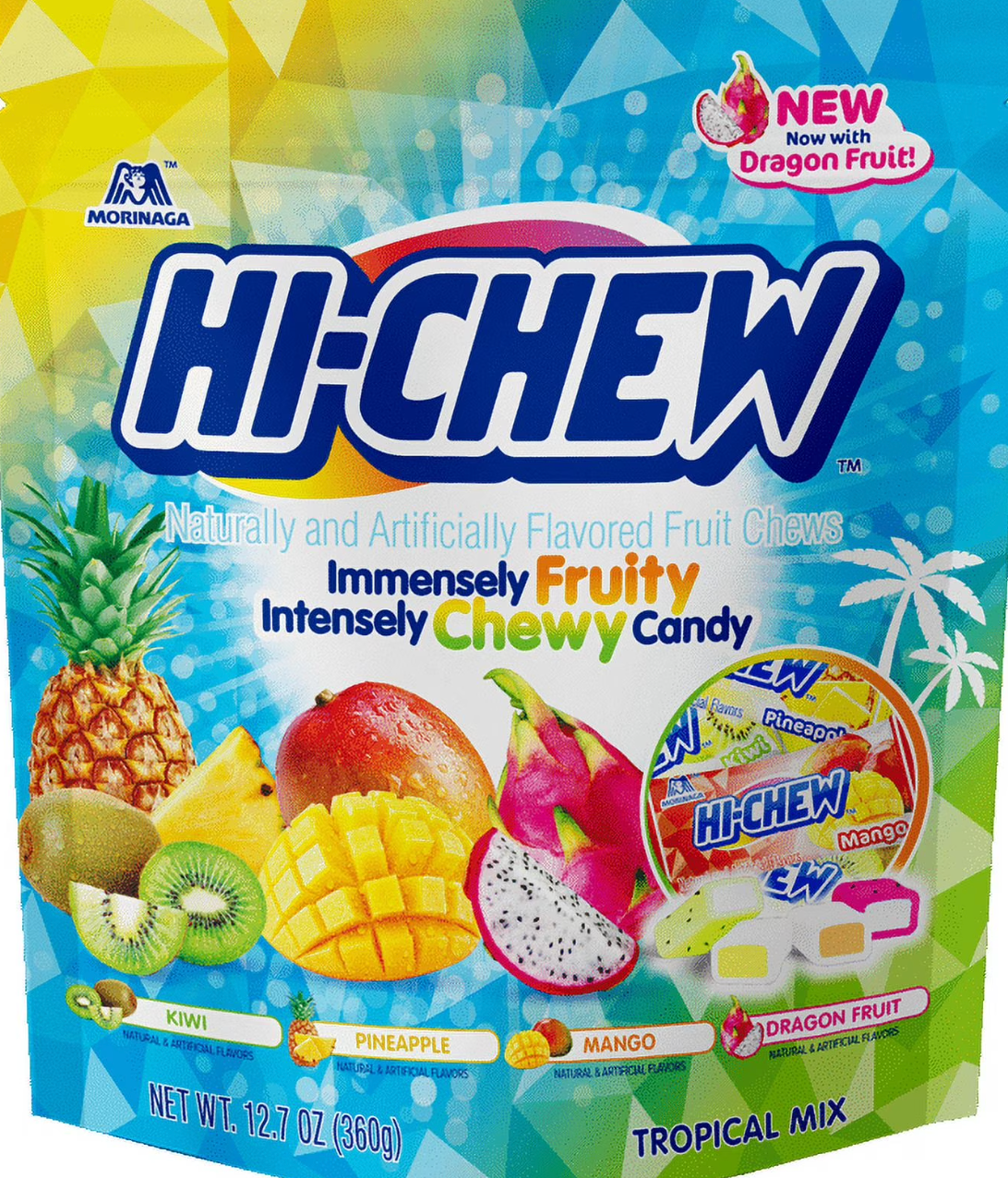 Hi-Chew Tropical Mix – Juicy, Exotic, and Chewy Fun (360 g Bag)