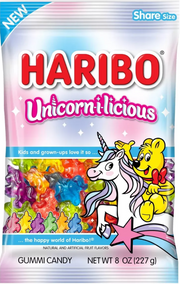 Haribo Unicornlicious – Magical Fruity Gummy Fun (227 g Bag)