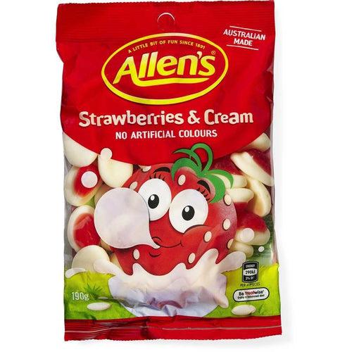 Fraises et crème Allens 190 g