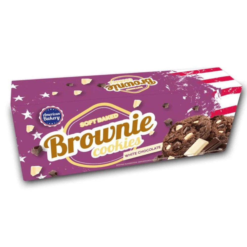 Biscuits brownies au chocolat blanc American Bakery 106 g