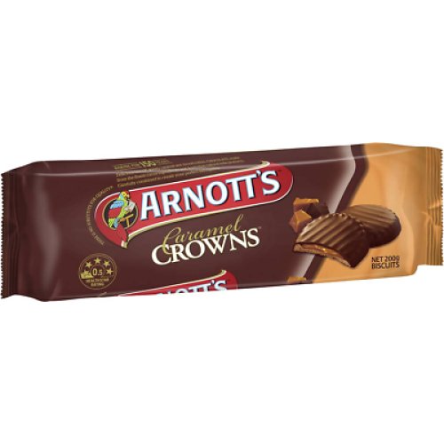 Arnott's Caramel Crowns 200g