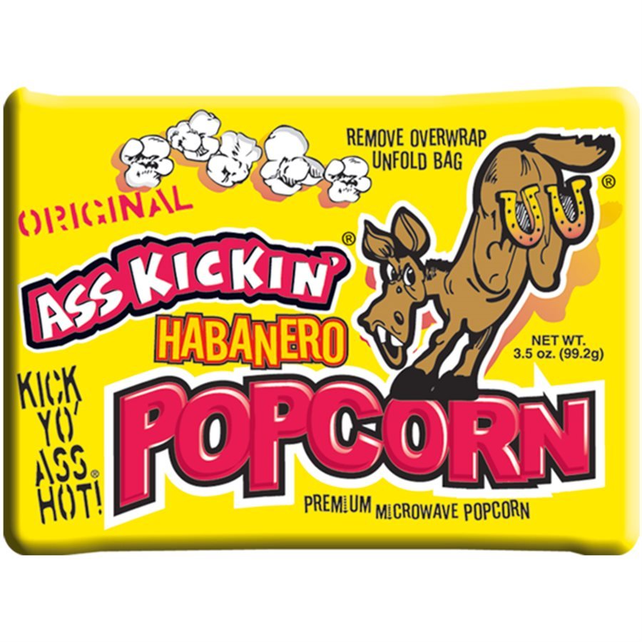 Ass Kickin' Habanero Popcorn 99g