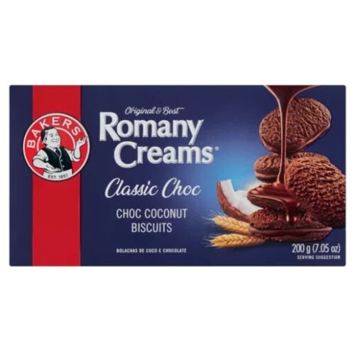 Bakers Romany Creams Classic Choc (South Africa) 200g