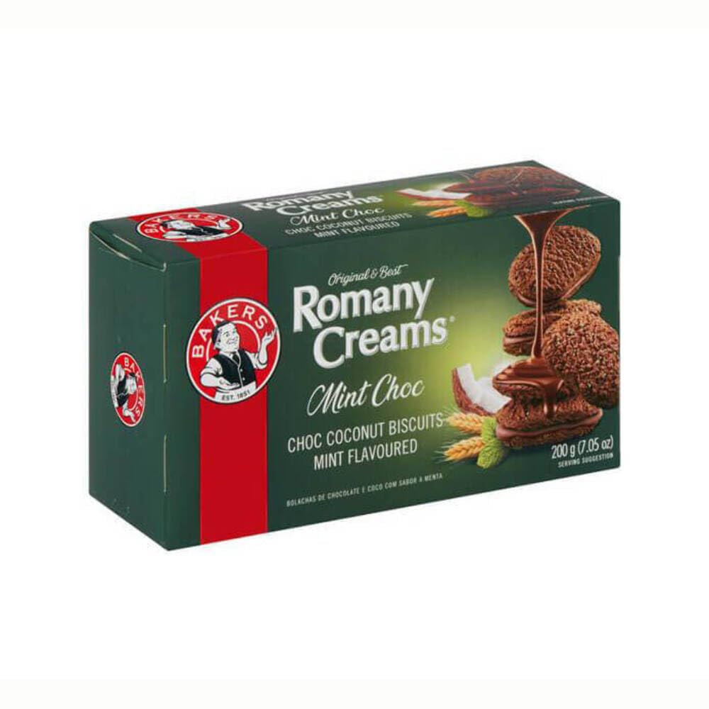 Bakers Romany Creams Mint Choc (South Africa) 200g