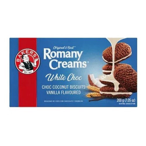Bakers Romany Creams White Choc (South Africa) 200g