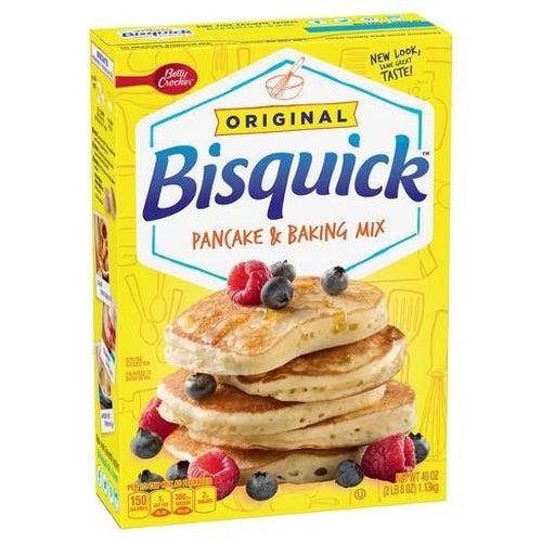 Betty Crocker Bisquick Original Pancake and Baking Mix 567g Best Before 11th oct 2021