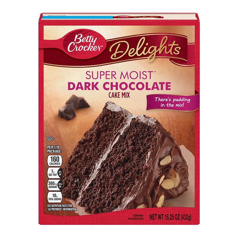 Betty Crocker Super Moist Dark Chocolate Cake Mix 375g