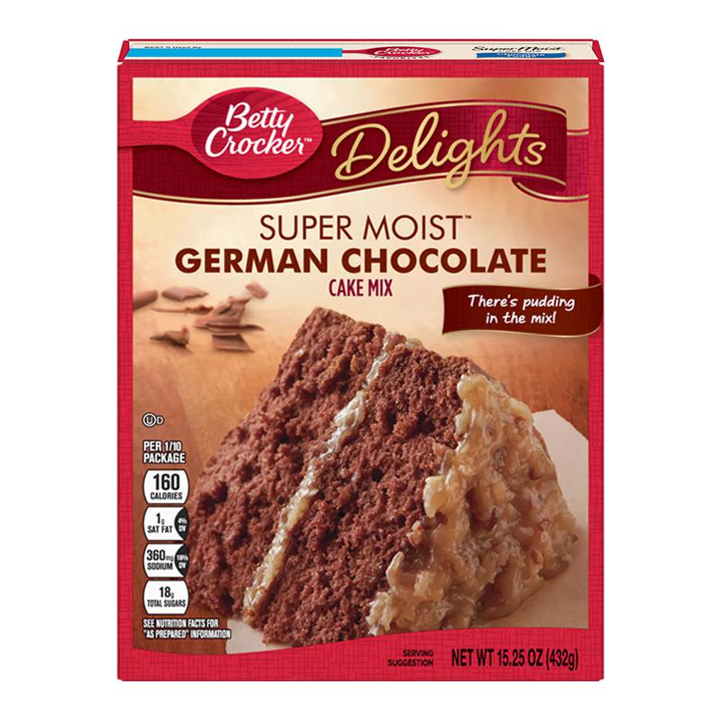 Betty Crocker Super Moist German Chocolate Cake Mix 375g