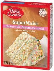 Betty Crocker Super Moist Rainbow Cake Mix (Canada) 375g