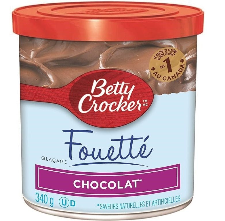 Betty Crocker Whipped Frosting Chocolate (Canada) 340g