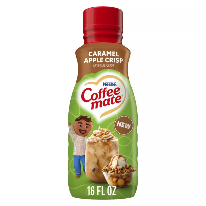 Coffee Mate Karamell-Apfel-Crisp-Creamer – Limitierte Edition mit Herbstgeschmack (473 ml)