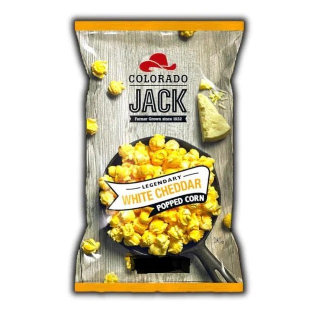 Colorado Jack White Cheddar Popped Corn 57g Best Before (August 2024)