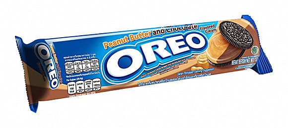 Oreo au beurre de cacahuète et au chocolat (Malaisie)