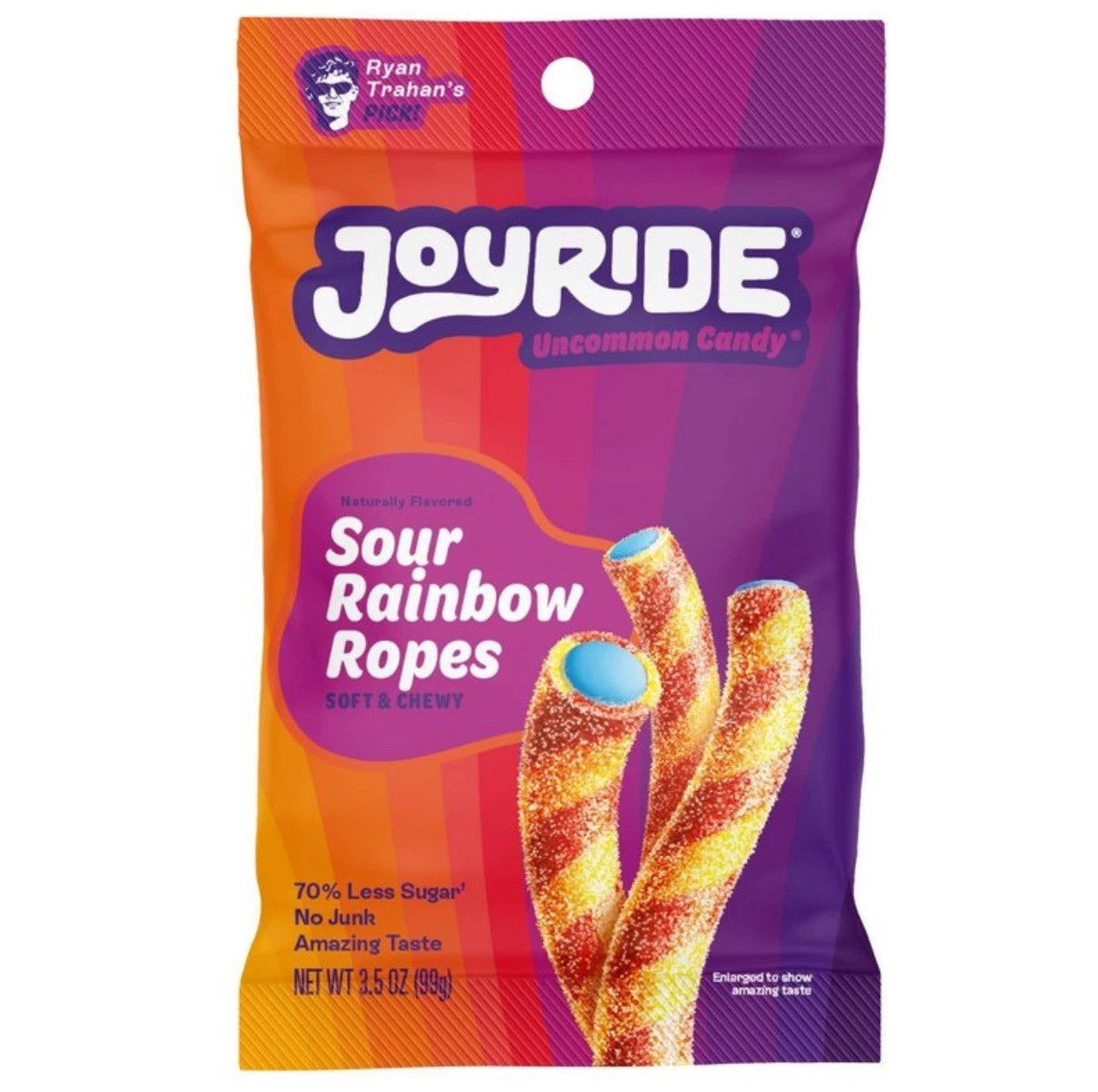 Joyride Sour Rainbow Ropes – Ryan Trahan’s Uncommon Candy