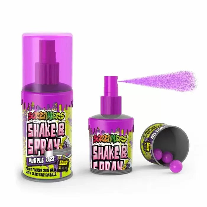 Screamers Shake and Spray Purple Razz 60 ml