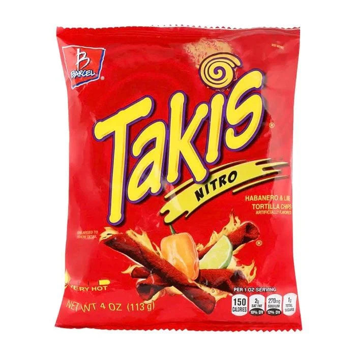 Takis Nitro 92.3g Best Before  24th April 2024