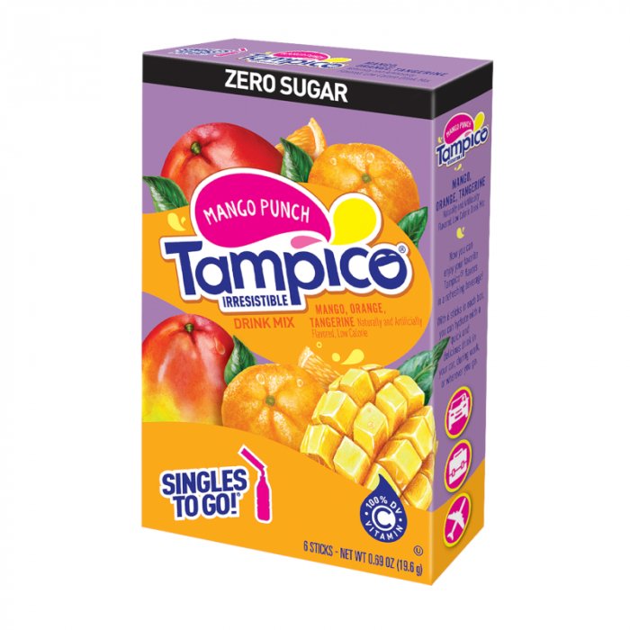 Tampico Singles To Go Mango Punch 6 pack 19.6g