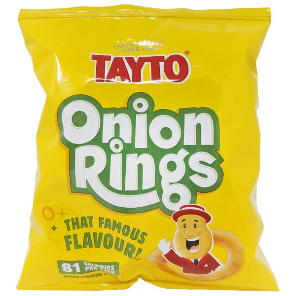 Tayto Onion Flavour Rings 17g