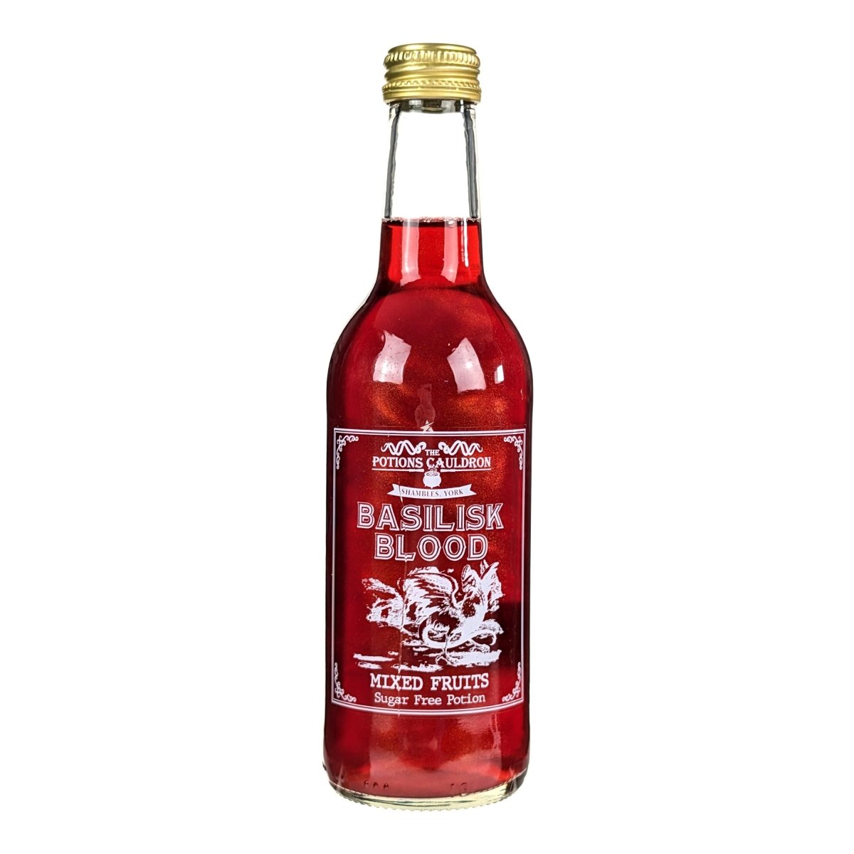 The Potions Cauldron  Basilisk Blood Potion - Mixed Fruit 330ml