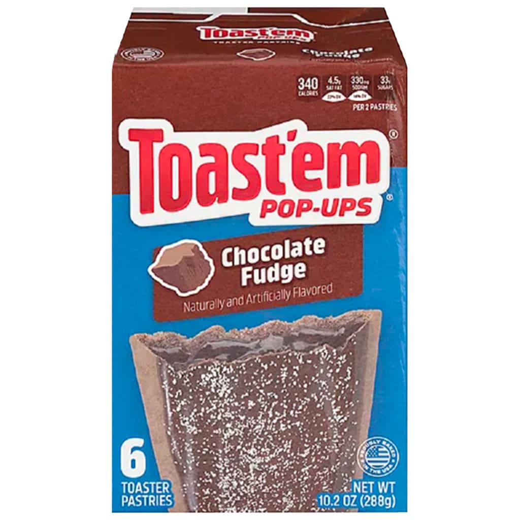 Toast'em Pop-ups Chocolate Fudge 288g