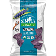 Tostitos, Simply, Organic, Blue Corn Tortilla Chips With Sea Salt 255g