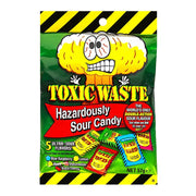 Toxic Waste Hazardously Sour Candy Peg Bag 57g