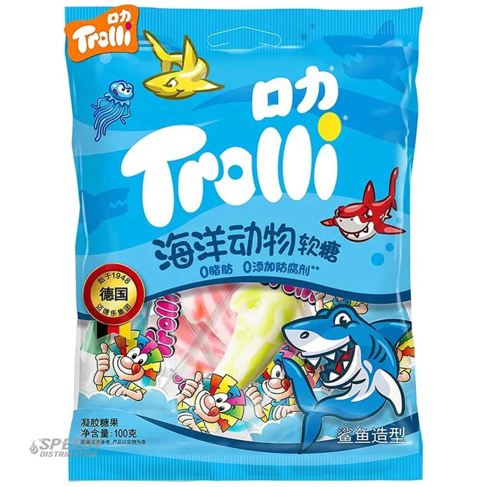 Sachet de bonbons Trolli Shark (Chine) 100 g