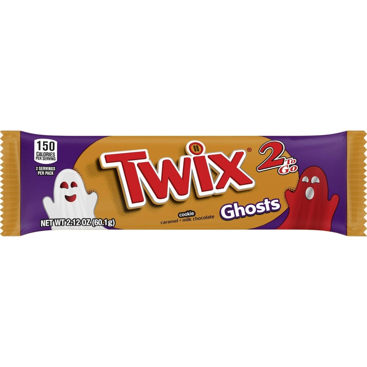 Twix Caramel Ghosts 2-to-Go 60g