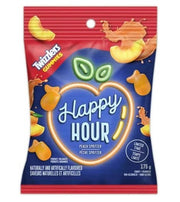 TWIZZLERS Peach Spritzer Flavoured Candies, Happy Hour (Canada) 175g