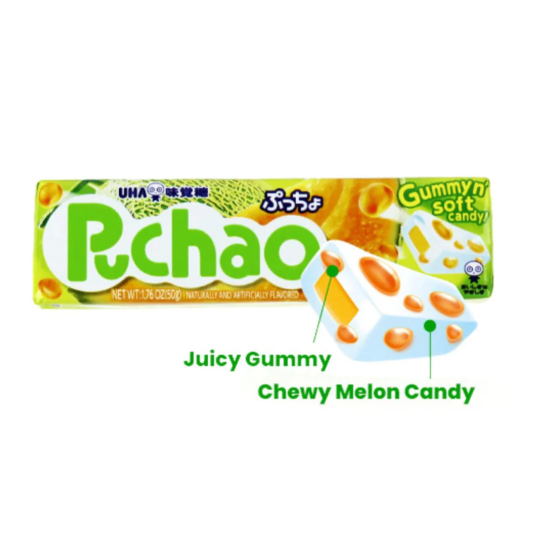 UHA Puchao Melon Soft Candy 50g
