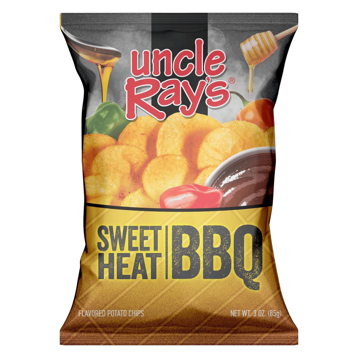 Uncle Ray's Sweet Heat BBQ Chips 85g