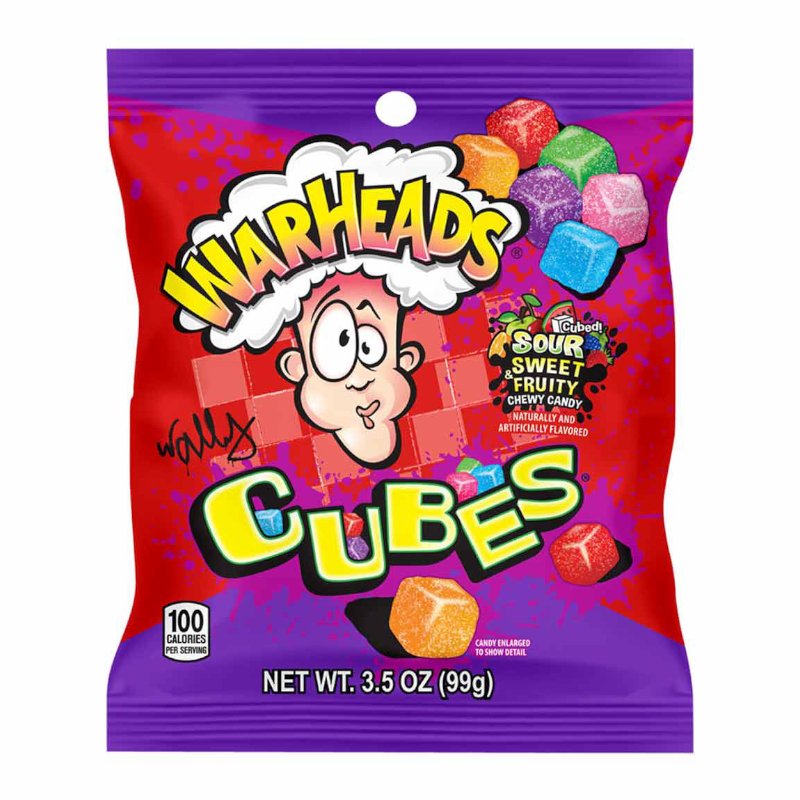 Warheads Chewy Cubes Bag 99g