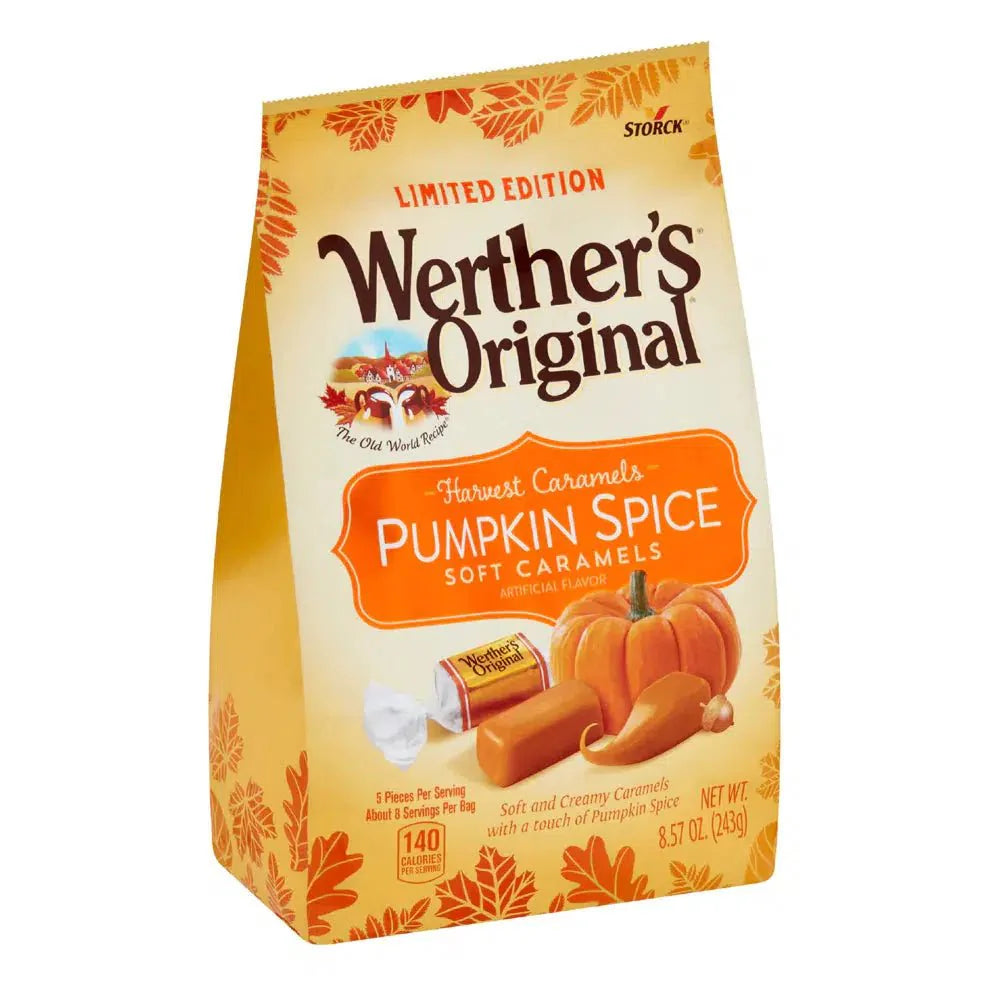 Werther's Original Harvest Caramel's Pumpkin Spice 243g