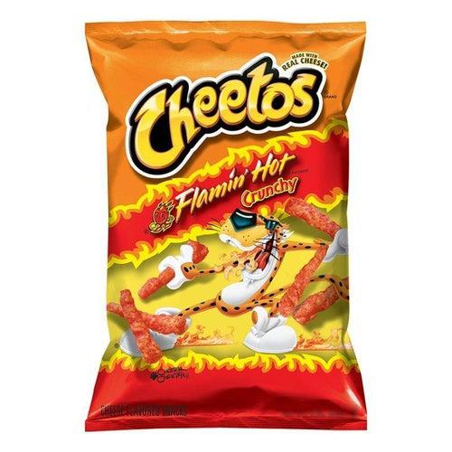 Wholesale 10 x Cheetos Flamin’ Hot Crunchy American Import XXL Bag 226g