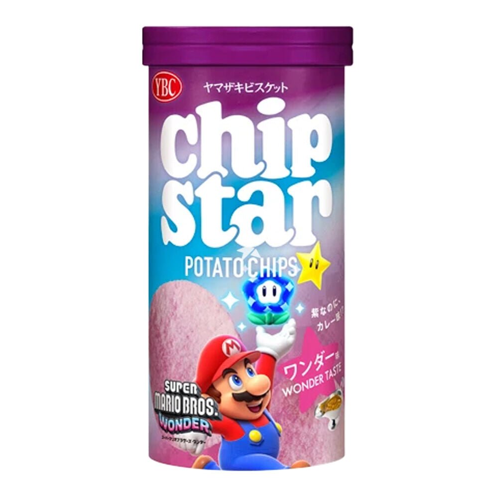YBC Chip Star Potato Chips Super Mario Wonder Taste (Curry) 45g